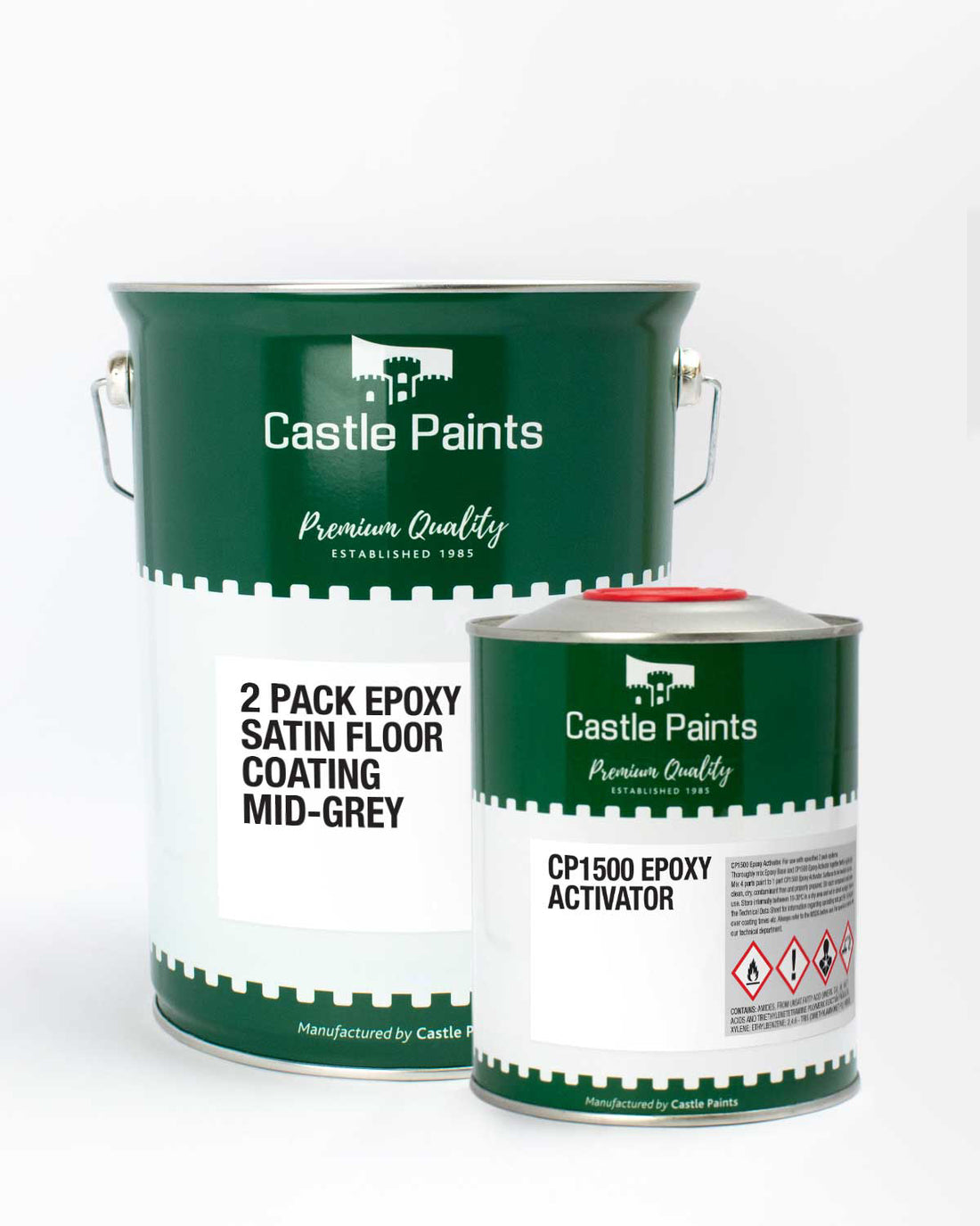 2 Pack Epoxy Satin Floor Paint – Castle Paints Ltd