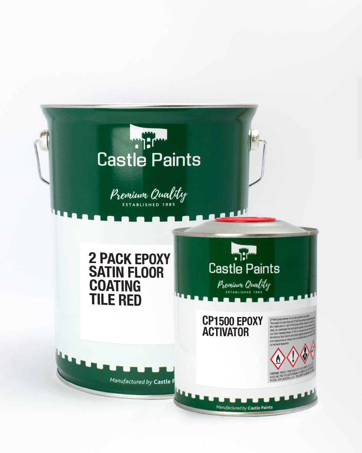 2 Pack Epoxy Satin Floor Paint